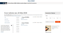 Desktop Screenshot of curs.wall-street.ro