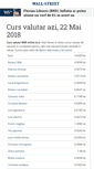 Mobile Screenshot of curs.wall-street.ro